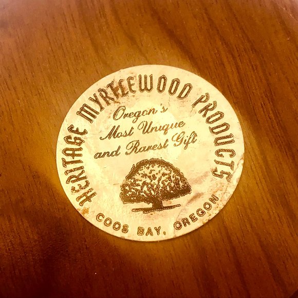 Myrtlewood Oregon Clear Glass Jar with Wood Lid + Sticker - Picture 8 of 10